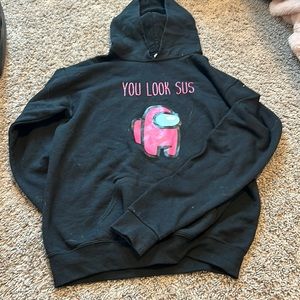 Among us black hoodie.